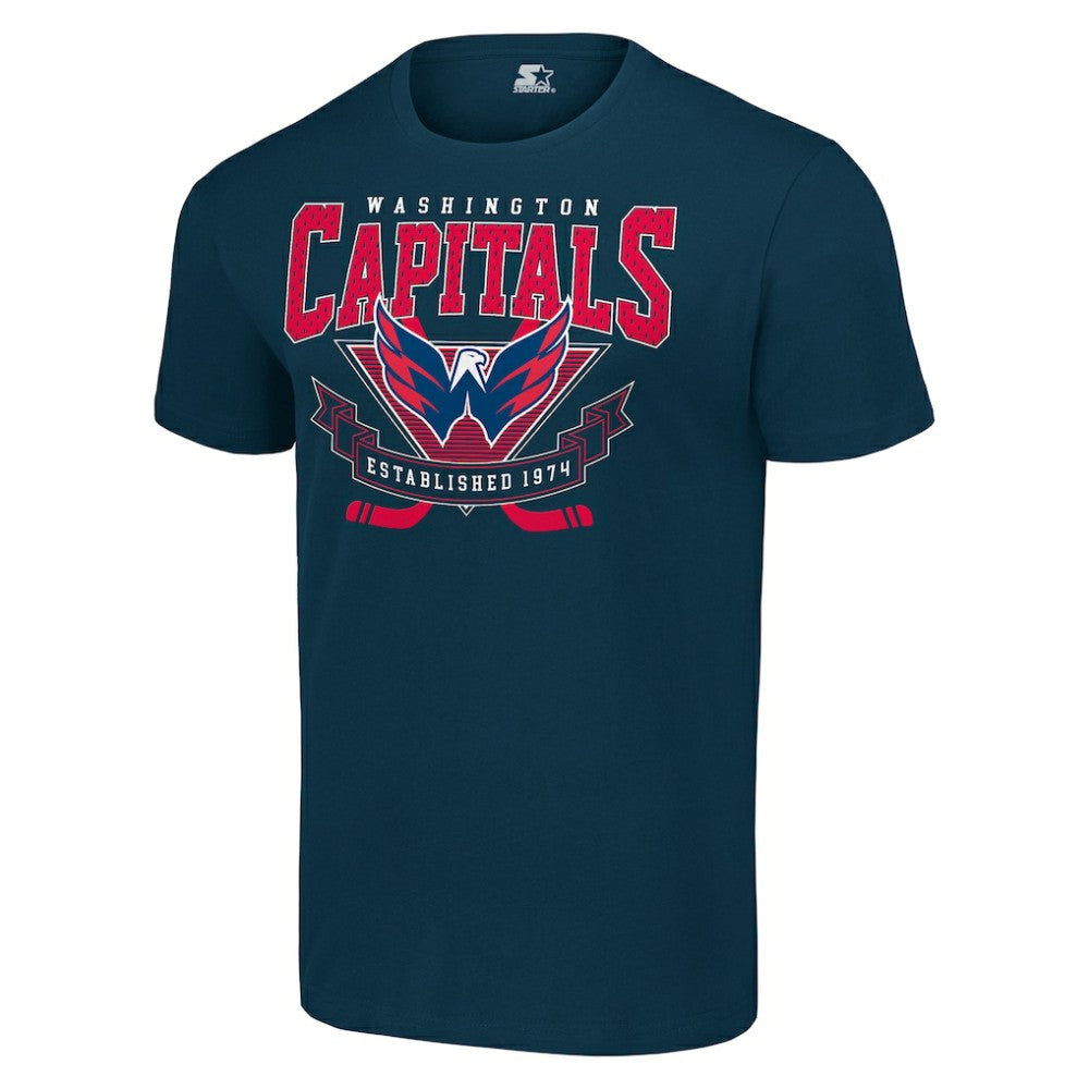 Washington Capitals Starter Team Logo Graphic T-Shirt - Navy T-shirts