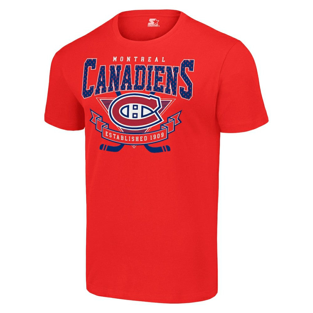 Montreal Canadiens Starter Team Logo Graphic T-Shirt - Red T-shirts