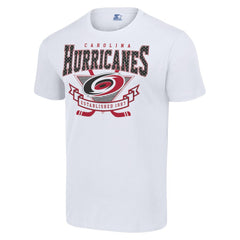 Carolina Hurricanes Starter Team Logo Graphic T-Shirt - White T-shirts