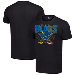 St. Louis Blues Starter Team Logo Graphic T-Shirt - Black T-shirts