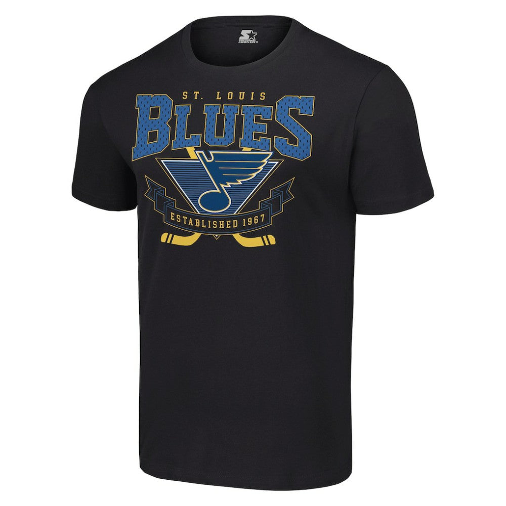 St. Louis Blues Starter Team Logo Graphic T-Shirt - Black T-shirts