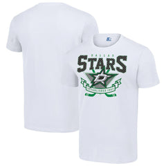 Dallas Stars Starter Team Logo Graphic T-Shirt - White T-shirts