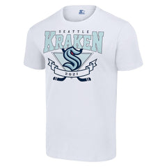 Seattle Kraken Starter Team Logo Graphic T-Shirt - White T-shirts