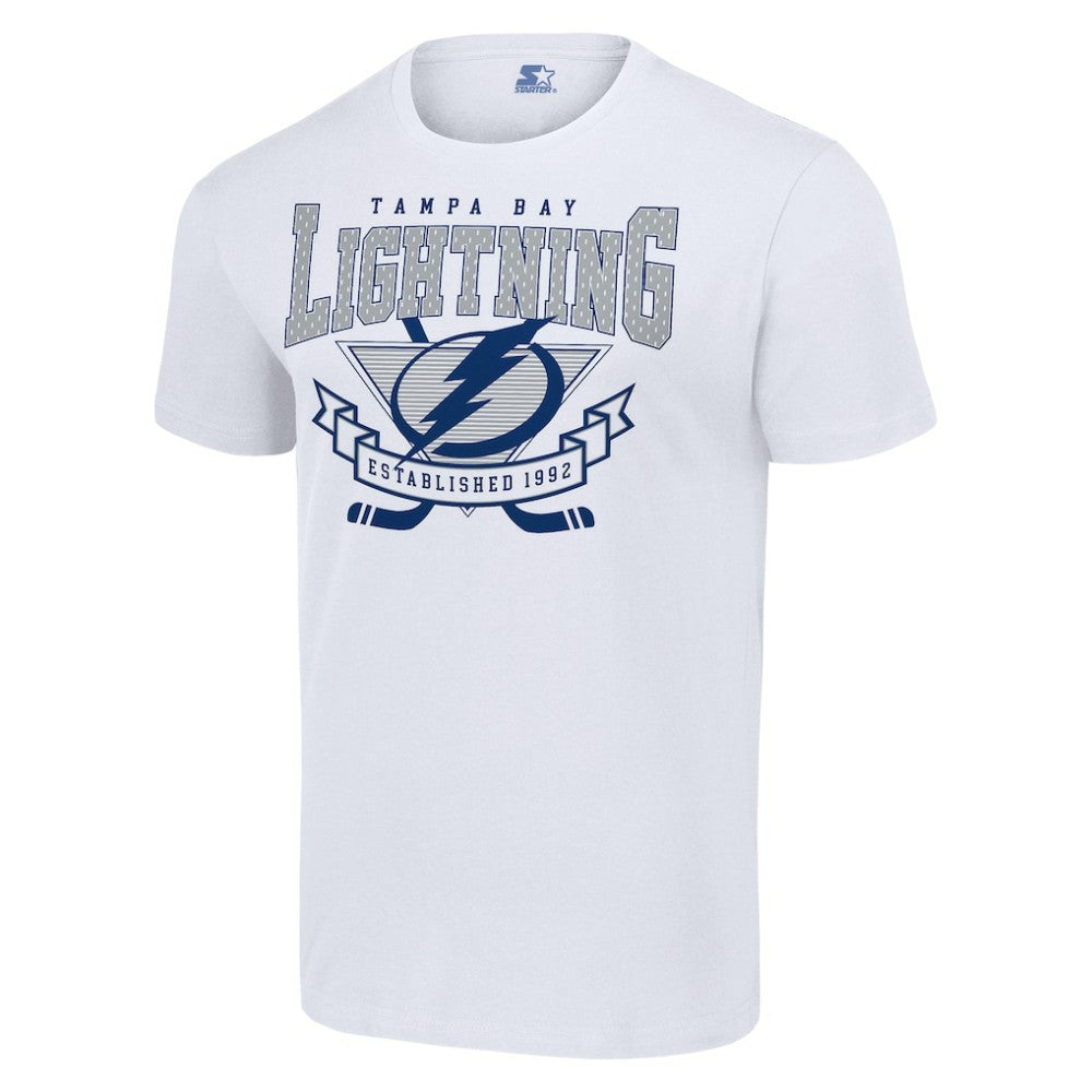 Tampa Bay Lightning Starter Team Logo Graphic T-Shirt - White T-shirts