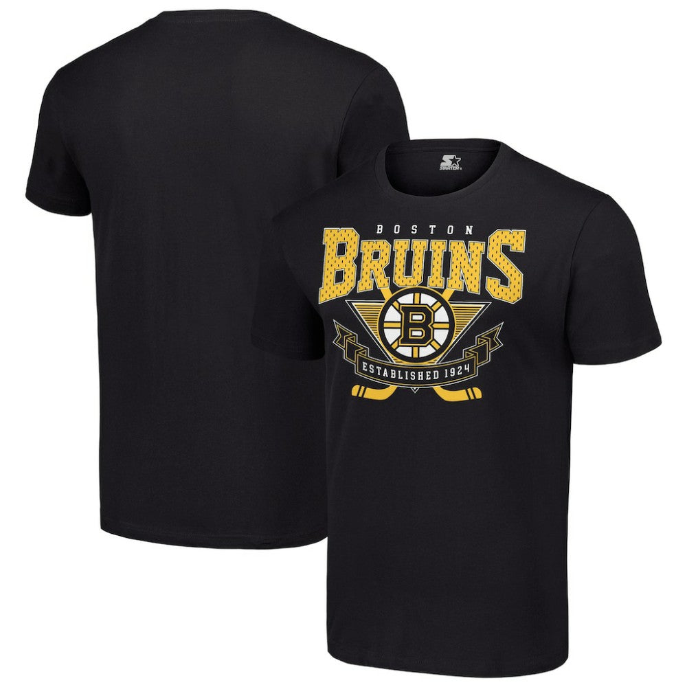 Boston Bruins Starter Team Logo Graphic T-Shirt - Black T-shirts