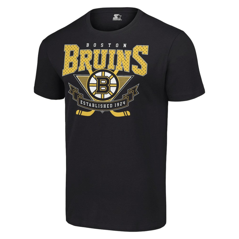 Boston Bruins Starter Team Logo Graphic T-Shirt - Black T-shirts