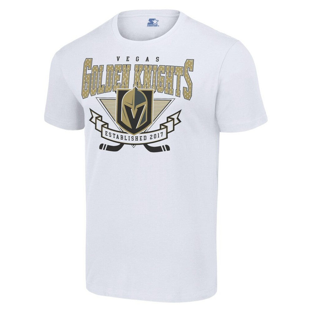 Vegas Golden Knights Starter Team Logo Graphic T-Shirt - White T-shirts