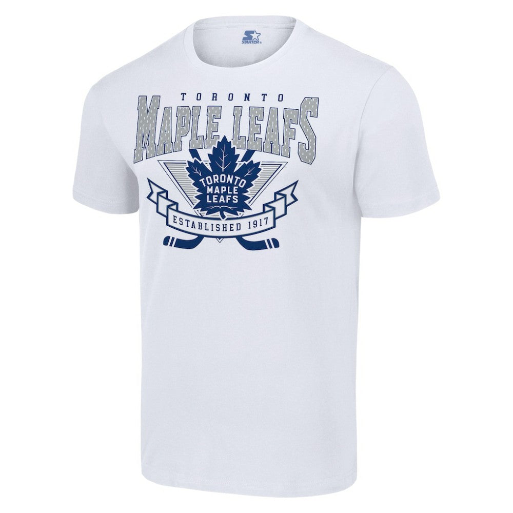 Toronto Maple Leafs Starter Team Logo Graphic T-Shirt - White T-shirts