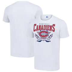Montreal Canadiens Starter Team Logo Graphic T-Shirt - White T-shirts