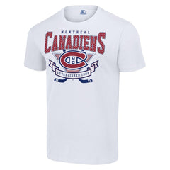 Montreal Canadiens Starter Team Logo Graphic T-Shirt - White T-shirts