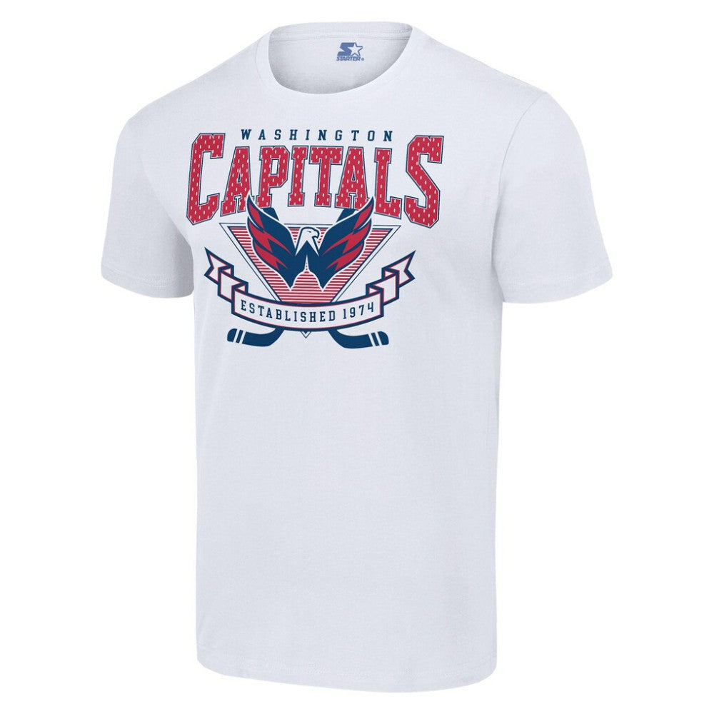 Washington Capitals Starter Team Logo Graphic T-Shirt - White T-shirts