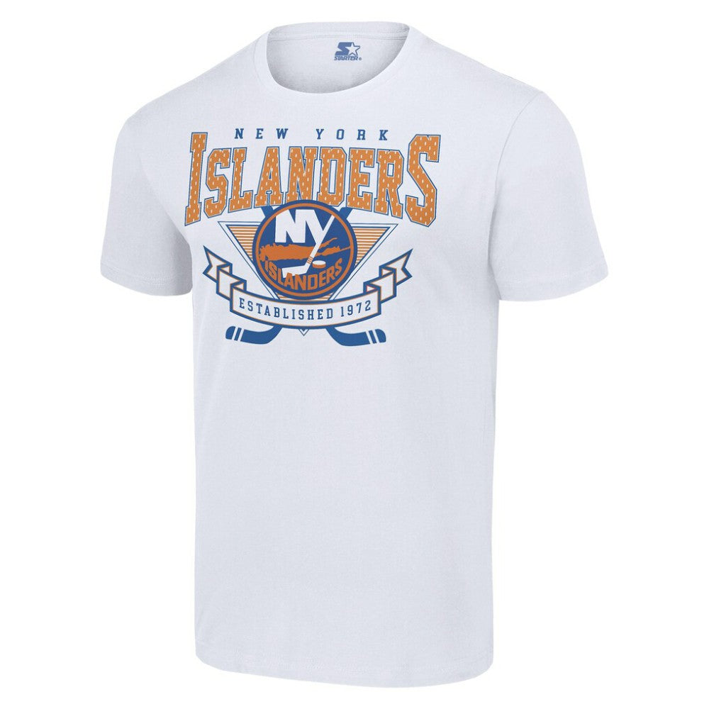 New York Islanders Starter Team Logo Graphic T-Shirt - White T-shirts