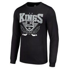 Los Angeles Kings Starter Team Logo Graphic Long Sleeve T-Shirt - Black T-shirts