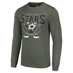 Dallas Stars Starter Team Logo Graphic Long Sleeve T-Shirt - Olive T-shirts