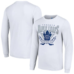 Toronto Maple Leafs Starter Team Logo Graphic Long Sleeve T-Shirt - White T-shirts