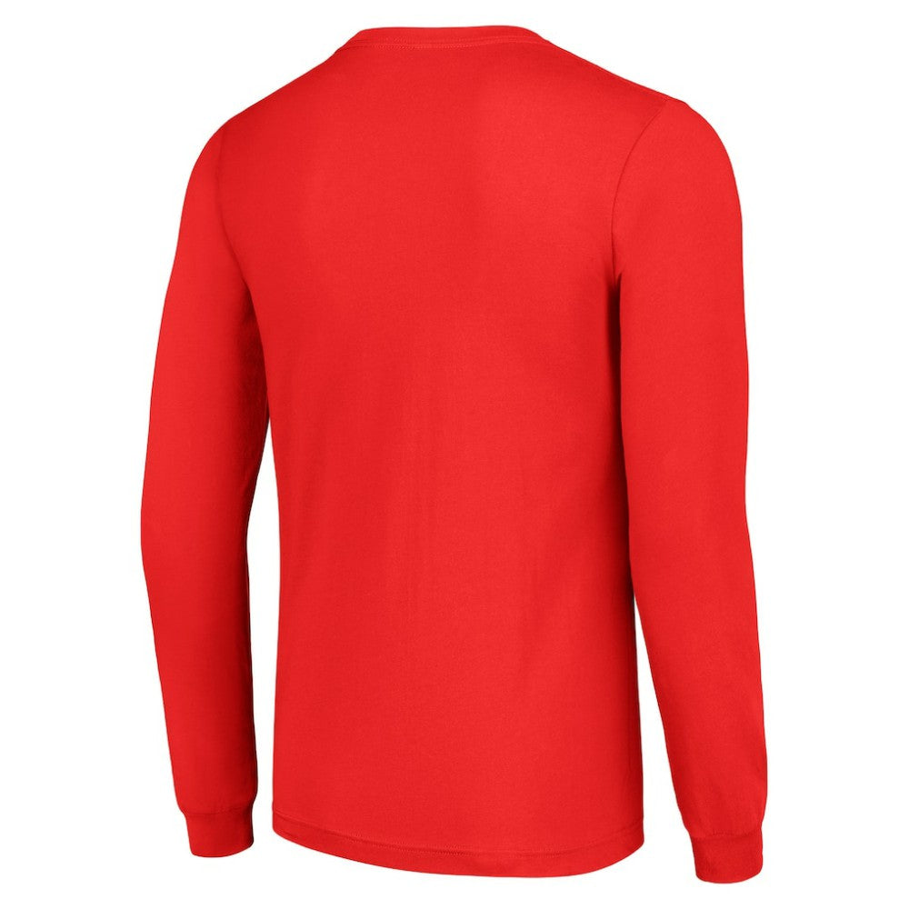 New York Rangers Starter Team Logo Graphic Long Sleeve T-Shirt - Red T-shirts