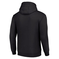 Vegas Golden Knights Starter Team Logo Graphic Fleece Tri-Blend Pullover Hoodie - Black Hoodies