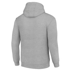 Columbus Blue Jackets Starter Team Logo Graphic Fleece Tri-Blend Pullover Hoodie - Heather Gray Hoodies