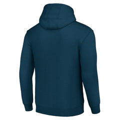 Vancouver Canucks Starter Team Logo Graphic Fleece Tri-Blend Pullover Hoodie - Navy Hoodies