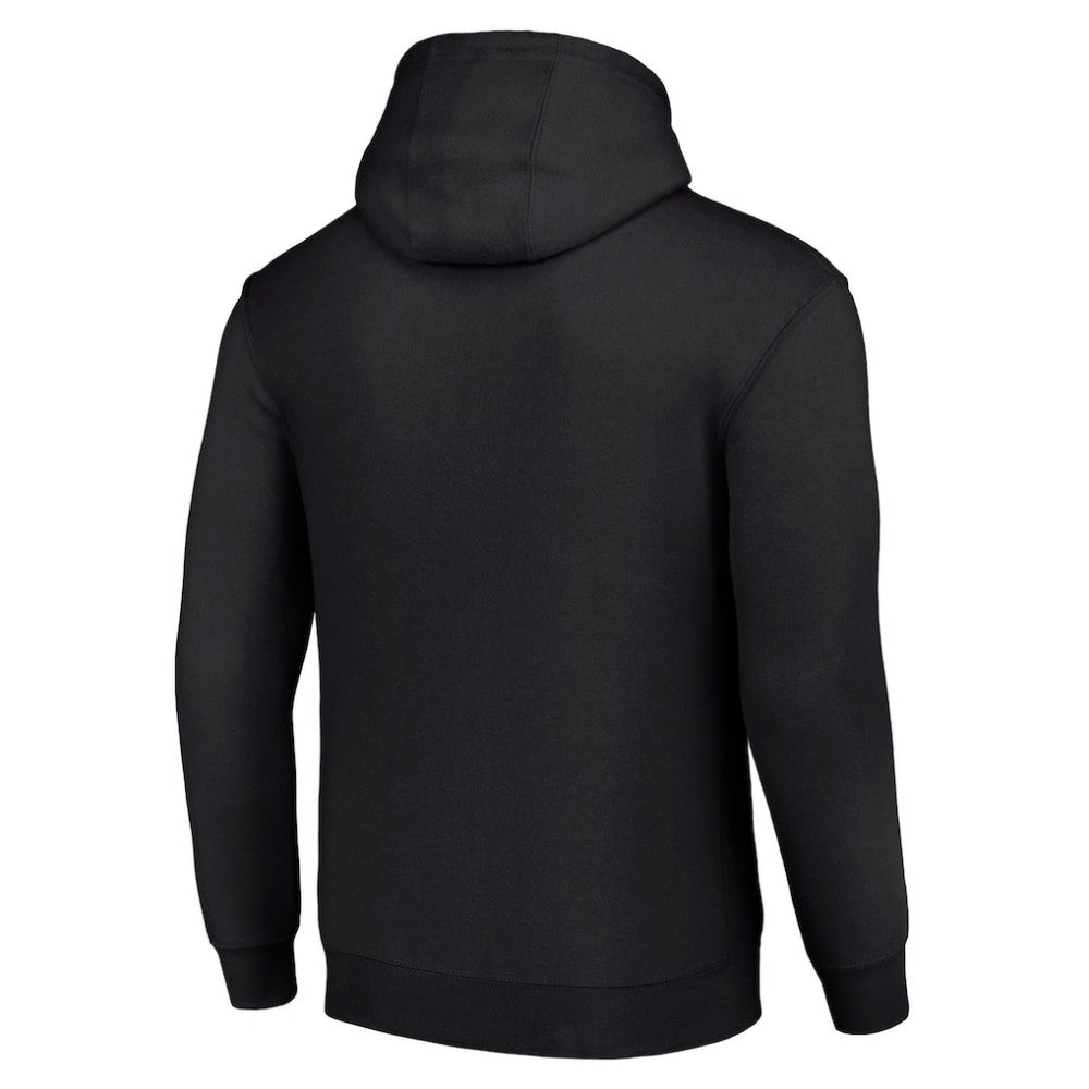 Carolina Hurricanes Starter Team Logo Graphic Fleece Tri-Blend Pullover Hoodie - Black Hoodies