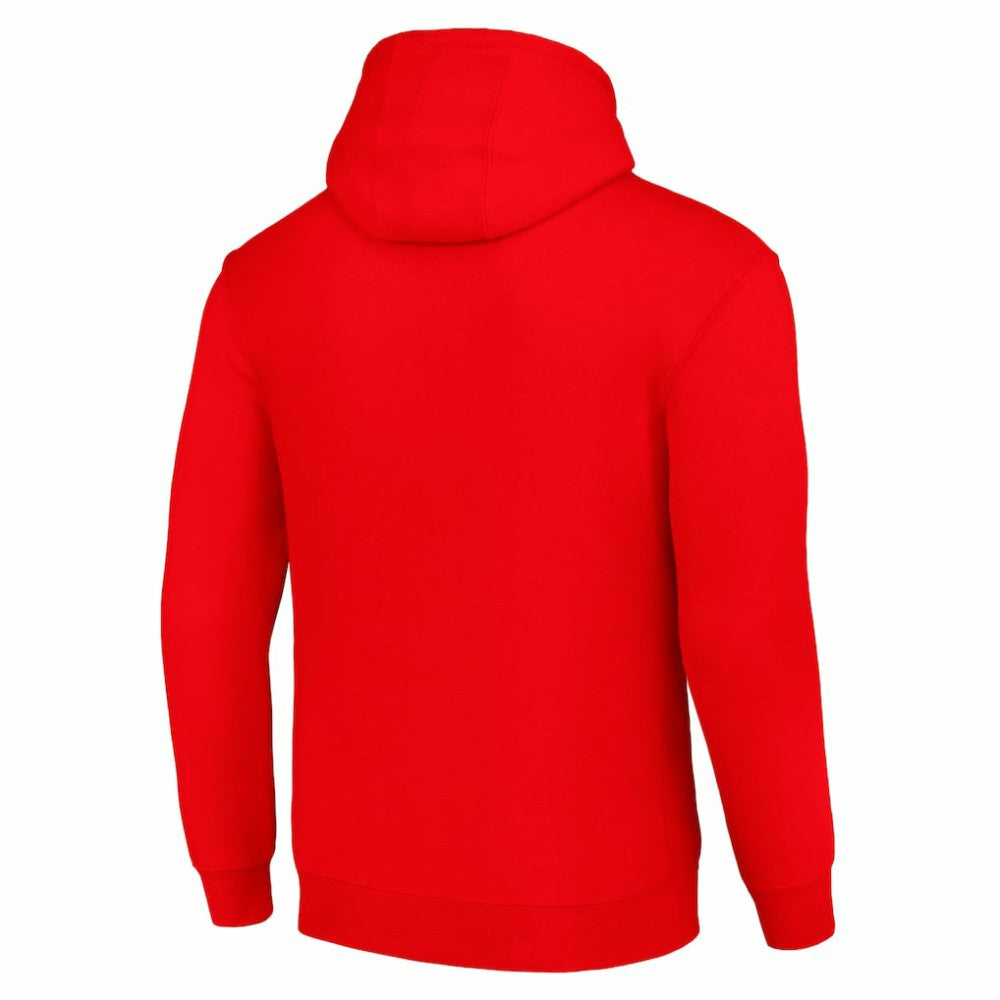 Washington Capitals Starter Team Logo Graphic Fleece Tri-Blend Pullover Hoodie - Red Hoodies