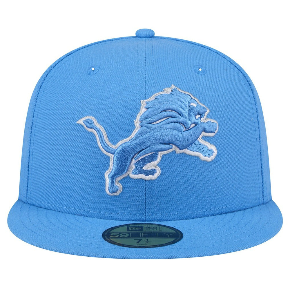Detroit Lions New Era Omaha 59FIFTY Fitted Hat - Blue on sale