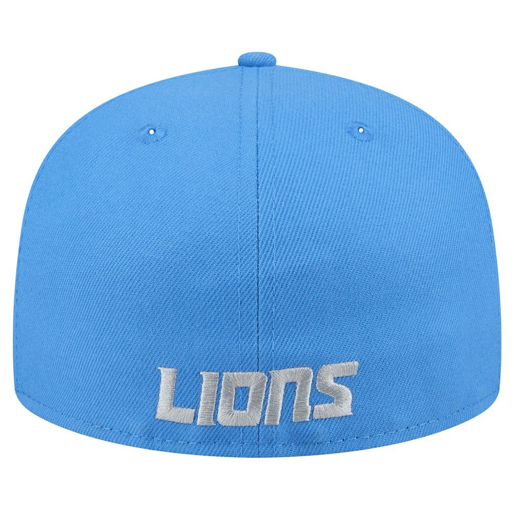 Detroit Lions New Era Omaha 59FIFTY Fitted Hat - Blue on sale