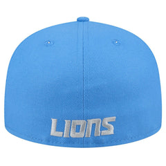 Detroit Lions New Era Omaha 59FIFTY Fitted Hat - Blue on sale