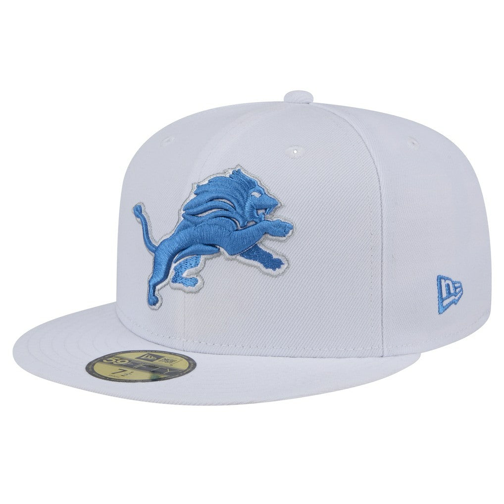 Detroit Lions New Era Omaha 59FIFTY Fitted Hat - White sale