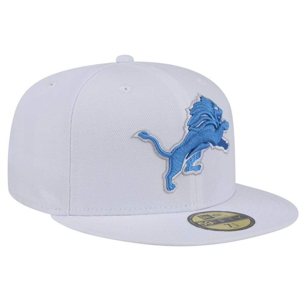 Detroit Lions New Era Omaha 59FIFTY Fitted Hat - White sale