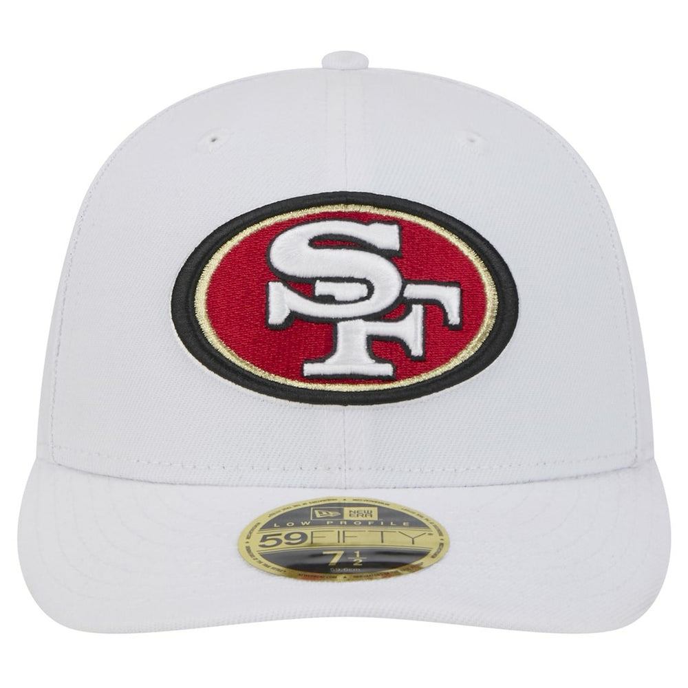 San Francisco 49ers New Era Omaha Low Profile 59FIFTY Fitted Hat - White sale