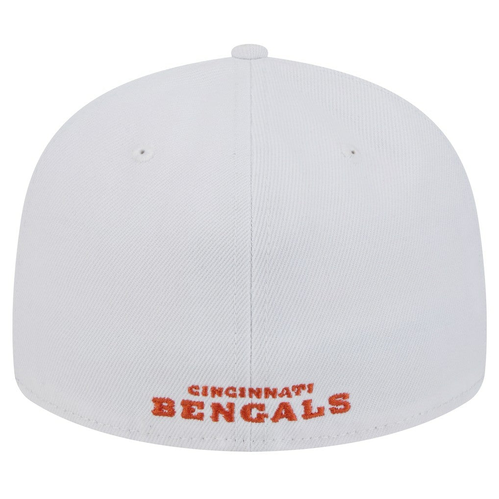 Cincinnati Bengals New Era Omaha Low Profile 59FIFTY Fitted Hat - White online