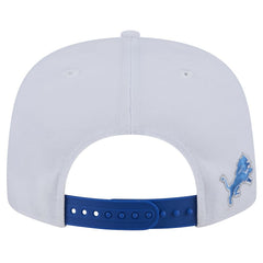 Detroit Lions New Era Sparky 9FIFTY Snapback Hat - White/Blue outlet
