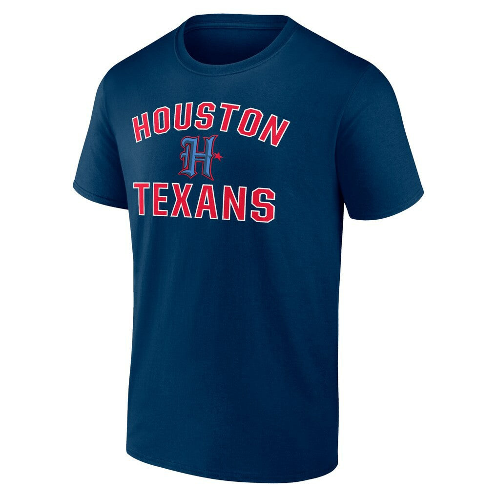 Houston Texans Secondary Logo Victory Arch T-Shirt - Navy cheap