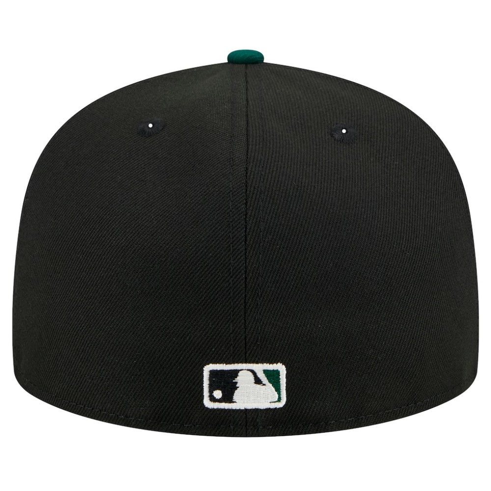 Athletics Shadow Stitch 59FIFTY Fitted Hat Black