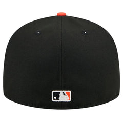 Detroit Tigers Shadow Stitch 59FIFTY Fitted Hat Black