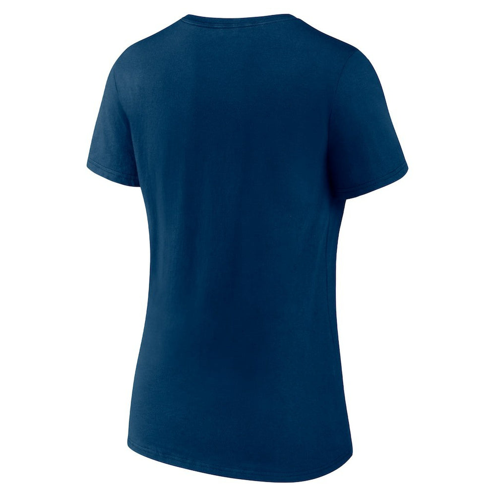 Houston Texans Women's Secondary Logo V-Neck T-Shirt - Navy sale