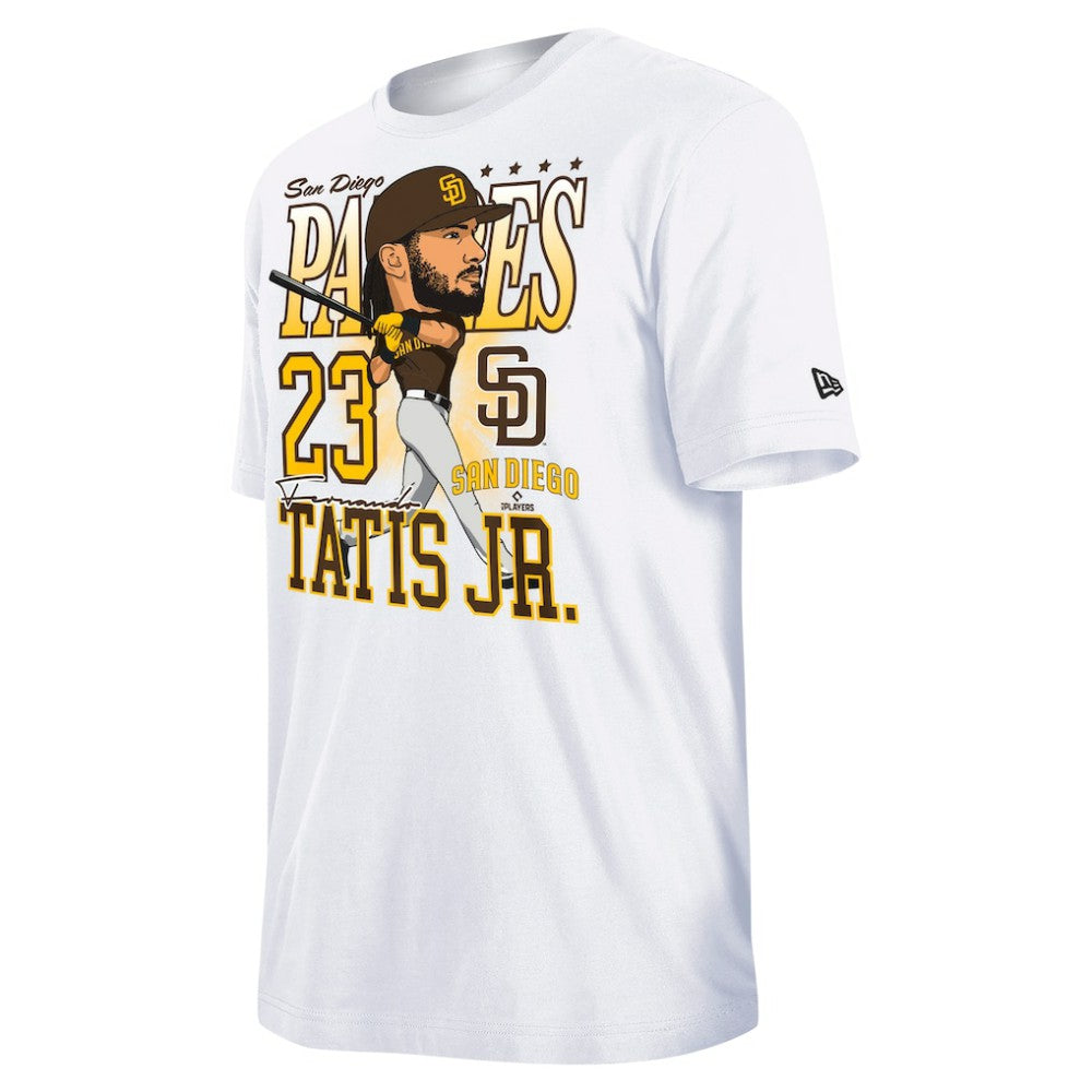 Fernando Tatis Jr. San Diego Padres Caricature T-Shirt White