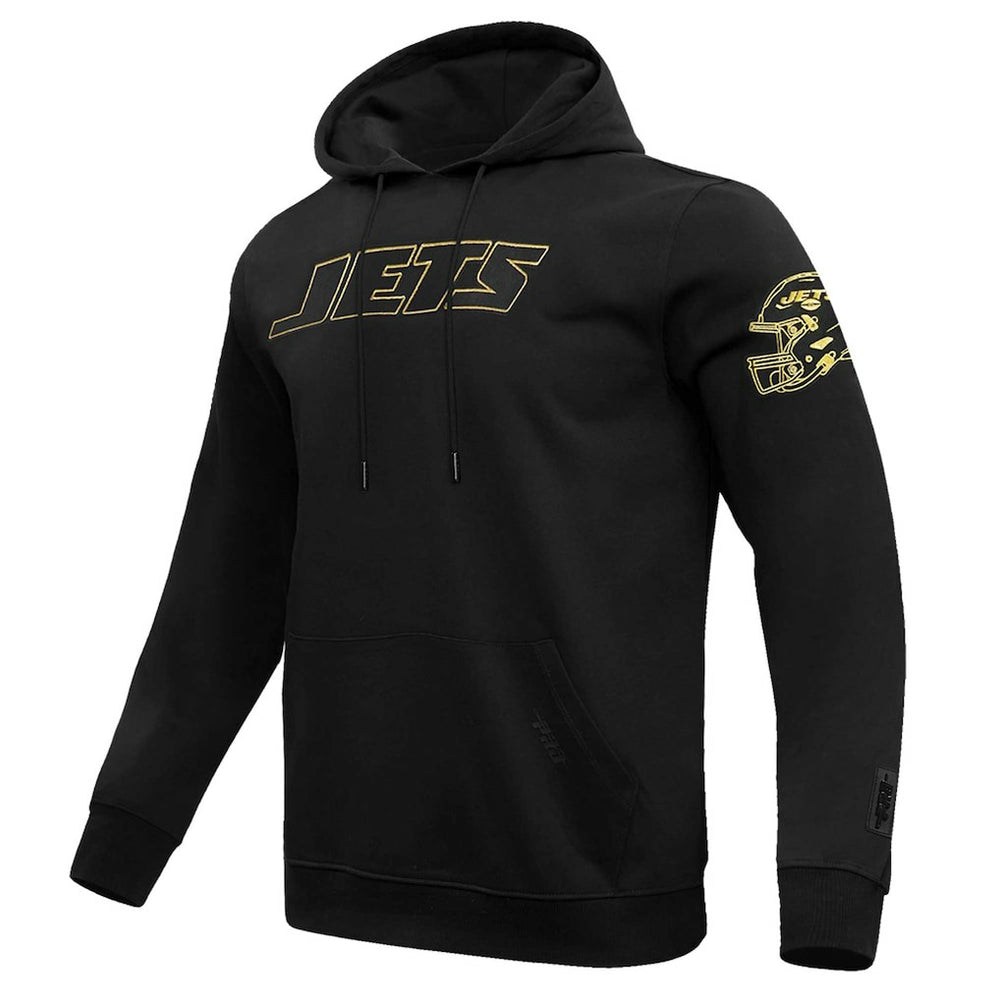 New York Jets Pro Standard Classic Chenille Pullover Hoodie - Black on sale