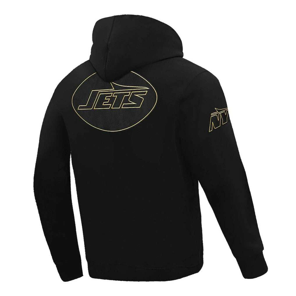 New York Jets Pro Standard Classic Chenille Pullover Hoodie - Black on sale