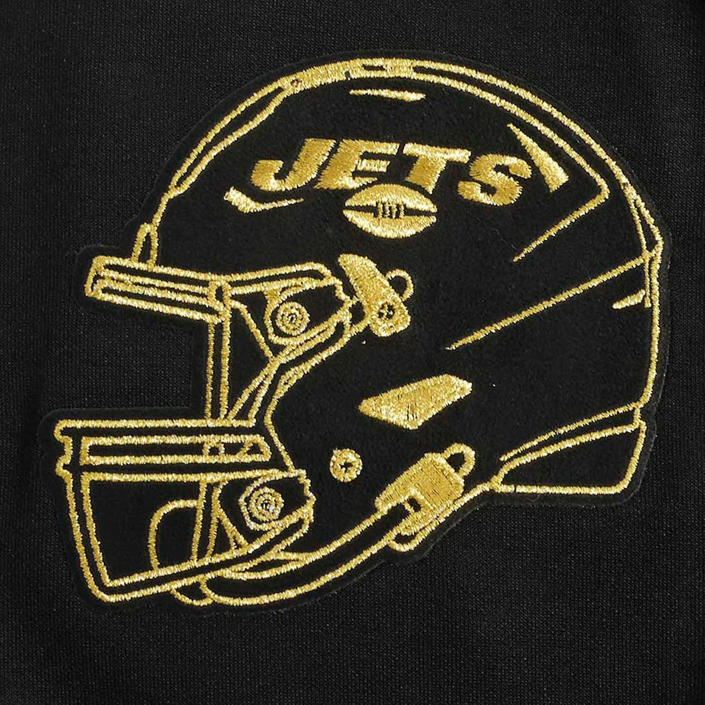 New York Jets Pro Standard Classic Chenille Pullover Hoodie - Black on sale