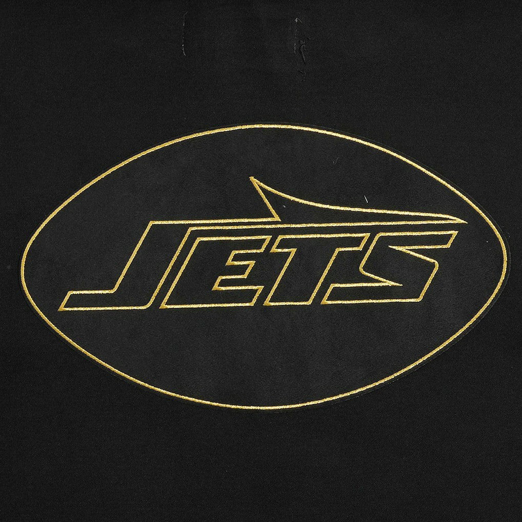 New York Jets Pro Standard Classic Chenille Pullover Hoodie - Black on sale