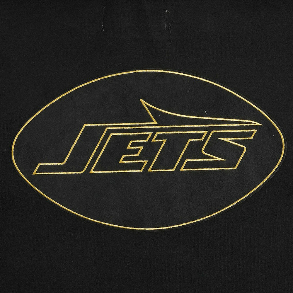 New York Jets Pro Standard Classic Chenille Pullover Hoodie - Black on sale