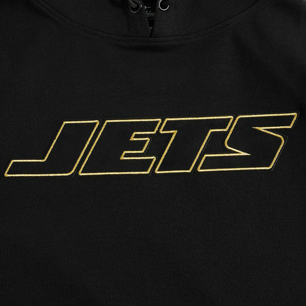 New York Jets Pro Standard Classic Chenille Pullover Hoodie - Black on sale