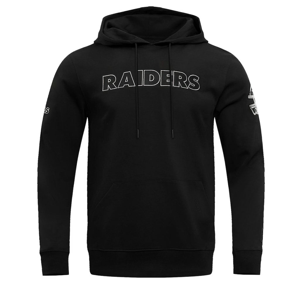 Las Vegas Raiders Pro Standard Classic Chenille Pullover Hoodie - Black cheap