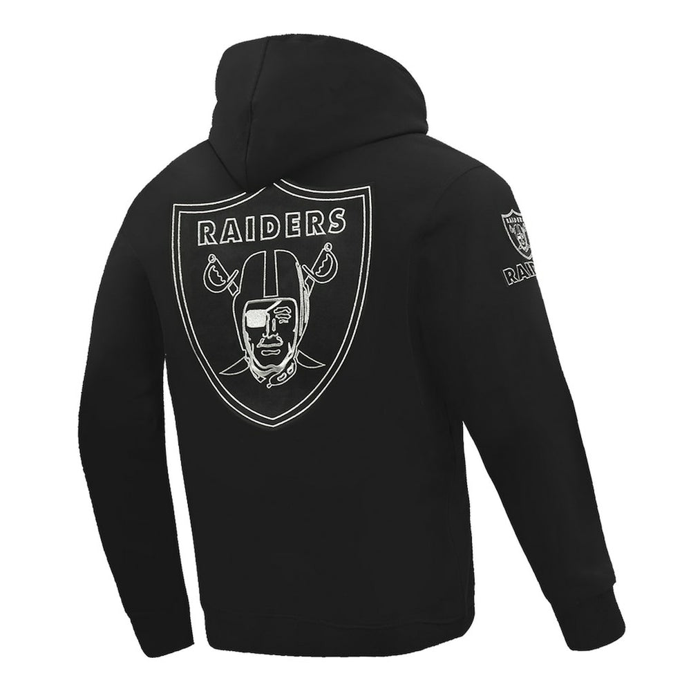 Las Vegas Raiders Pro Standard Classic Chenille Pullover Hoodie - Black cheap
