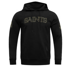 New Orleans Saints Pro Standard Classic Chenille Pullover Hoodie - Black online