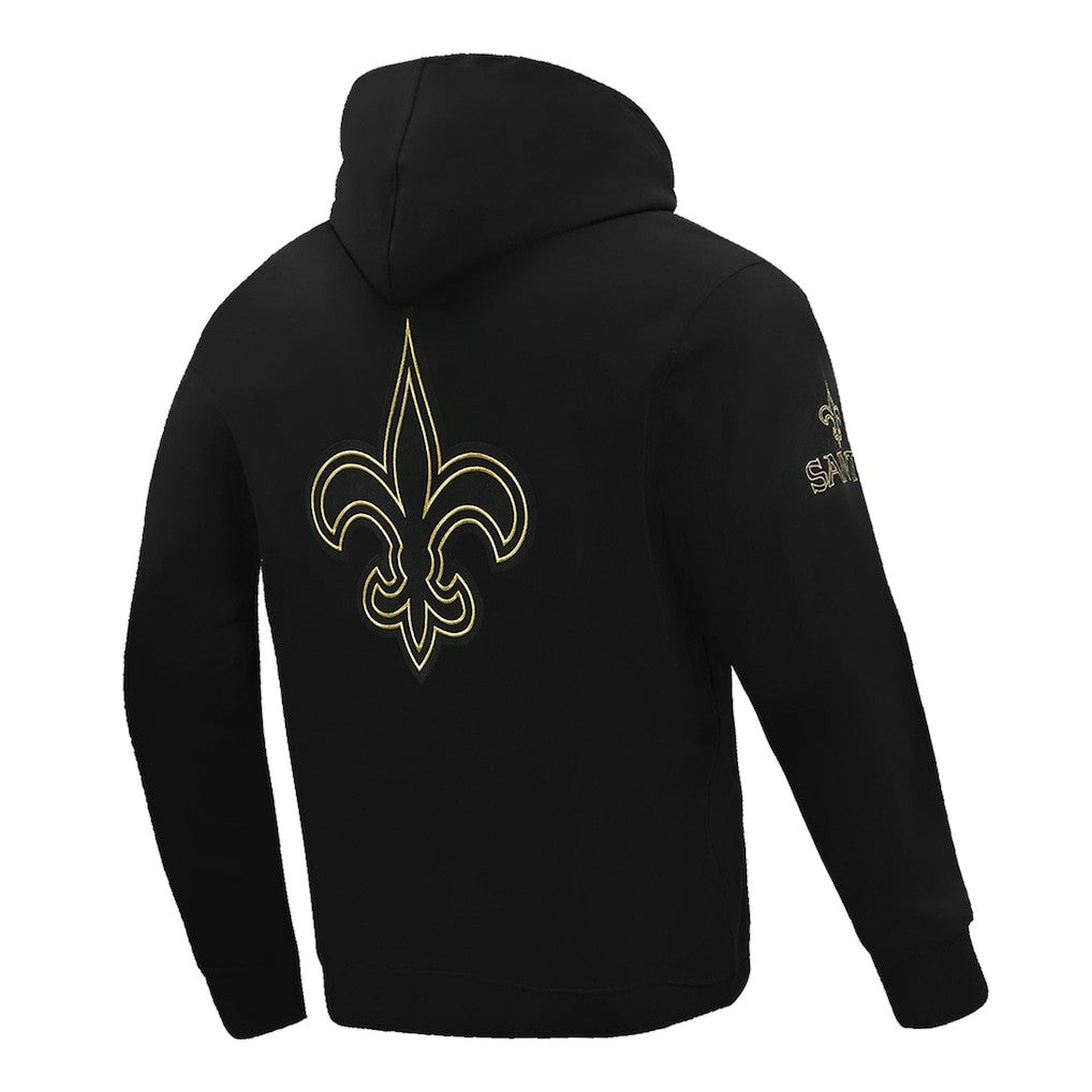New Orleans Saints Pro Standard Classic Chenille Pullover Hoodie - Black online