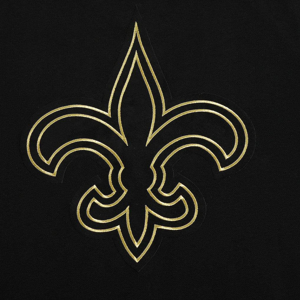 New Orleans Saints Pro Standard Classic Chenille Pullover Hoodie - Black online