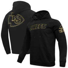 Kansas City Chiefs Pro Standard Classic Chenille Pullover Hoodie - Black on sale